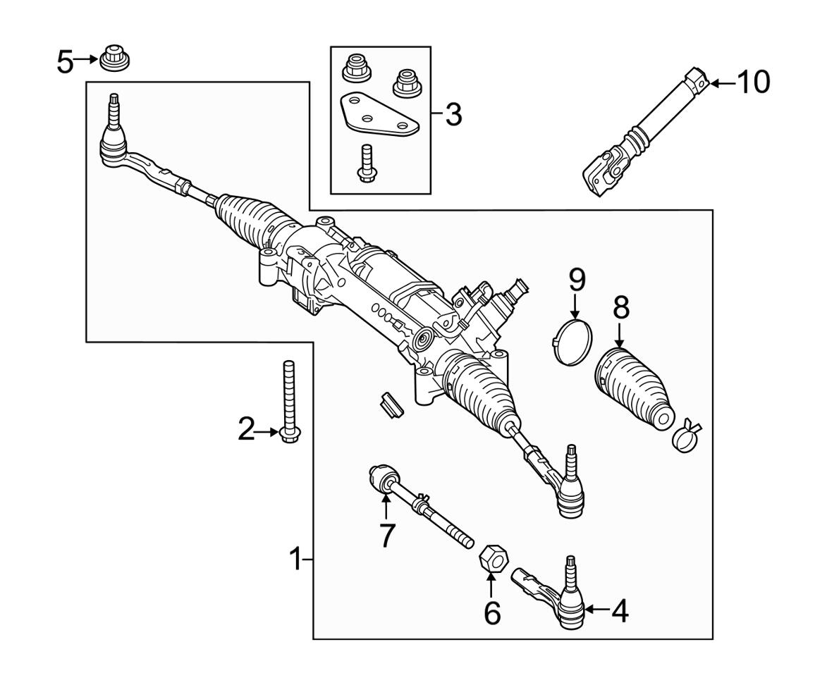 Mercedes Tie Rod End - Front Outer 2223307000